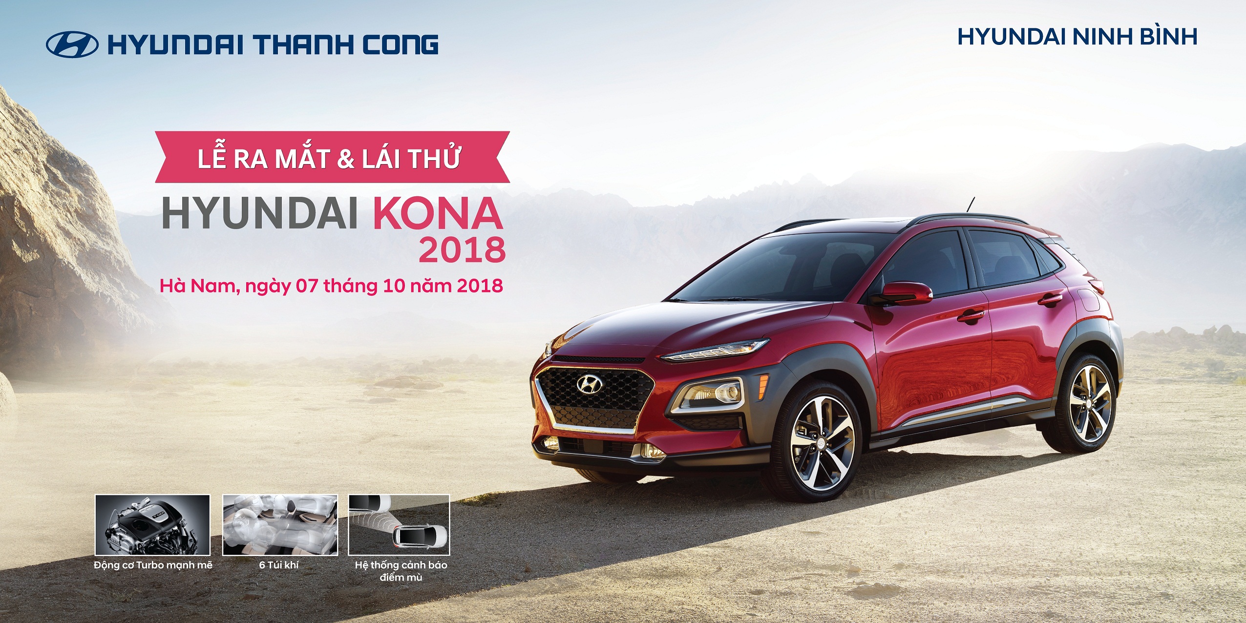 LỄ RA MẮT VÀ LÁI THỬ HYUNDAI KONA 2018 TẠI HÀ NAM